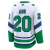 Maillot de Hockey Carolina Hurricanes Fanatics Premium Sebastian Aho 2024-25 Blanc Troisième - Homme